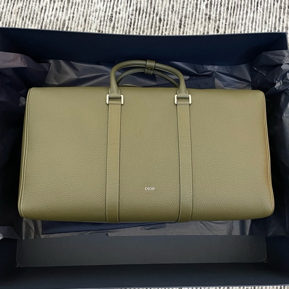 Dior Bags Dior Lingot 5 Bag Duffel Weekend Travel Bag Olive Green Poshmark